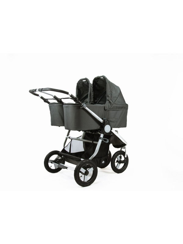 Bumbleride Twin Bassinet 2020 Kulba  Dawn Grey